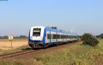 RE 11065 (Westerland(Sylt)-Niebüll) mit 245 213-4 bei Emmelsbüll 2.9.20