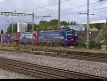 SBB - Lok 193 520 und 193 473 vor Güterzug unterwegs in Prattelen am 25.09.2020