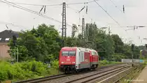 
Hier zu sehen ist eine Überführungsfahrt der DB Fernverkehr Aktien Gesellschaft. 101-076 überführte 218-834 vom Kölner Bahnbetriebshof nach Hamburg. 

📍Hilden, 17.07.2020