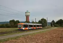 RNV Bombardier Variobahn Wagen 4162 am 29.08.20 bei Edingen