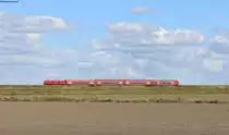RE 11027 (Westerland(Sylt)-Hamburg Altona) mit 245 004-5 am Hindenburgdamm 2.9.20