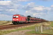 245 024 mit dem AS 1442 (Niebüll-Westerland(Sylt)) am Hindenburgdamm 2.9.20