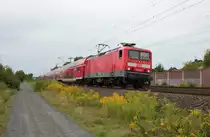DB Regio 114 038 am 30.08.20 in Rodenbach (Main Kinzig Kreis)