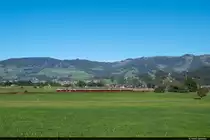 SBB Historic RAe TEE II 1053 auf der Rückfahrt der TEE Gönnerfahrt am 03.10.2020 bei Reichenburg aufgenommen.