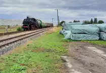PRESS 86 1744-1 mit dem DPE 31394 von Erfurt Hbf nach Erfurt Hbf, am 10.10.2020 in Kühnhausen. Die Geburtstagssonderfahrt ging über Straußfurt, die Pfefferminzbahn, Saalfeld und Arnstadt zurück nach Erfurt.