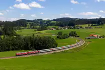 EuroCity 194 bei Harbatshofen gen Lindau. 12.7.20