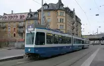 Be 4/6 2098 bei der Haltestelle Dammweg (heute Löwenbräu) am 14.03.2010.