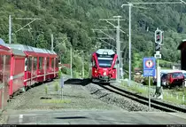 Unterwegs mit RE 1061 Landquart (CH)–Davos Platz (CH):
Bt 528 08 erreicht den Bahnhof Schiers (CH) auf Gleis 3.

🧰 Rhätische Bahn (RhB)
🚝 RE 1056 Davos Platz (CH)–Landquart (CH)
🚩 Bahnstrecke Landquart–Davos Platz (Davoserlinie | 910/941)
🕓 5.8.2020 | 18:02 Uhr