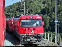 Unterwegs mit RE 1061 Landquart (CH)–Davos Platz (CH):
Ge 4/4 III 644  Savognin  konnte zwischen Küblis (CH) und Saas im Prättigau (CH) aufgenommen werden.

🧰 Rhätische Bahn (RhB)
🚝 RE 1358 St. Moritz (CH)–Landquart (CH)
🚩 Bahnstrecke Landquart–Davos Platz (Davoserlinie | 910/941)
🕓 5.8.2020 | 18:14 Uhr