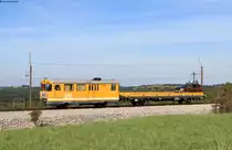 911 008 mit einem  Filmzug  bei Prešnica 11.9.20