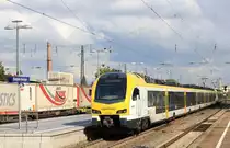 ET 6.09 B als RE 1 Karlsruhe-Stuttgart am 13.10.2020 in Bietigheim-Bissingen. 
