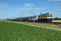 Re 4/4 II von Privaten.
Erst vor wenigen Tagen hat SBB CARGO NATIONAL sämtliche Re 421 und Re 430 aus dem Güterverkehr zurückgezogen. 
Nach wie vor im Gütereinsatz stehen diese robusten Lokomotiven bei TR Trans Rail mit den Re 421 387 und der Re 421 393.
Bei WRS Widmer Rail Services AG mit den 421 373-2, 421 381-5, 430 111-5, 430 112-3, 430 114-9 sowie 430 115-6.
Re 421 387 von TR Trans Rail mit dem Sonderzug aus Deutschland kurze Zeit vor dem Eintreffen in Oensingen am 8. Juli 2020.
Foto: Walter Ruetsch