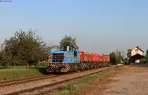 V103 (575 003-5) mit einem Schotterzug nach Ottenhöfen in Oberachern 19.9.20