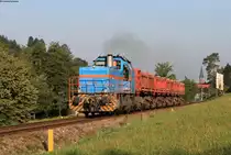 V103 (575 003-5) mit einem Schotterzug nach Ottenhöfen bei Kappelrodeck 19.9.20