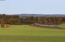 223 065 mit dem ALX84105 (Lindau Hbf-München Hbf) bei Mellatz 25.10.20