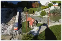 2095.05 mit einer originalen Mariazellerbahngarnitur am 25.10.2020 auf der GGB unterwegs.