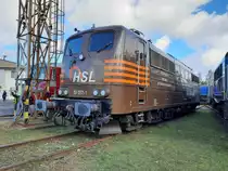 HSL 151 017-1 beim Eisenbahnfest zum Zwiebelmarkt, am 11.10.2020 beim Th�ringer Eisenbahnverein in Weimar.
