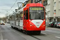 B-Wagen 2410 (ex 2110) wurde als 26. Fahrzeug der Serie 2100 zur Serie 2400 fertig saniert und wird in Kürze den 2000-km-Test antreten. Hier zu sehen in Köln auf der Neusser Straße am 13.11.2020.
Die aktuelle Liste der 2400er:
Alle Fahrzeuge die umgebaut sind oder sich im Umbau befinden in Reihenfolge:
01: 2422 ex 2122 Liniendienst
02: 2412 ex 2112 Liniendienst
03: 2426 ex 2196 Liniendienst
04: 2428 ex 2199 Liniendienst
05: 2421 ex 2121 Liniendienst
06: 2416 ex 2116 Liniendienst
07: 2425 ex 2195 Liniendienst
08: 2402 ex 2102 Liniendienst
09: 2427 ex 2198 Liniendienst
10: 2417 ex 2117 Liniendienst
11: 2404 ex 2104 Liniendienst
12: 2403 ex 2103 Liniendienst
13: 2420 ex 2120 Liniendienst
14: 2409 ex 2109 Liniendienst
15: 2405 ex 2105 Liniendienst
16: 2423 ex 2193 Liniendienst
17: 2407 ex 2107 Liniendienst
18: 2424 ex 2194 Liniendienst
19: 2406 ex 2106 Liniendienst
20: 2418 ex 2192 Liniendienst
21: 2413 ex 2113 Liniendienst
22: 2411 ex 2111 Liniendienst
23: 2401 ex 2101 Liniendienst
24: 2408 ex 2108 Liniendienst
25: 2419 ex 2119 Liniendienst
26: 2410 ex 2110 in Kürze 2000-km-Test
27: 2415 ex 2115 Umbau
28: 2414 ex 2114 Umbau