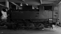 Die Dampflokomotive  NEUE  wurde 1952 von der Wiener Lokomotivfabrik Floridsdorf für die Schöller Bleckmann Stahlwerke gebaut. (Lokpark Ampflwang, August 2020)
