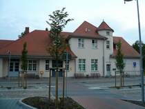 Das Bahnhofsgeb�ude von Bansin Seebad am 20.7.2007