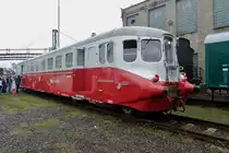 Grau, jedoch schön, war am 23 September 2017 der Tag der Eisenbahn ins Bw von Bohumin und M 260 001 war dabei.