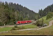 612 502-4 (Bombardier RegioSwinger) unterwegs bei Weißenbachmühle (Oberstaufen).

🧰 DB Regio Bayern
🚝 RE 3984 Lindau Hbf–Kempten(Allgäu)Hbf
🚩 Bahnstrecke München–Lindau (Allgäubahn (Bayern) | KBS 970)
🕓 19.9.2020 | 10:58 Uhr