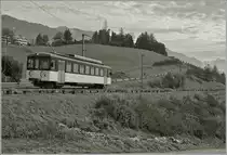 Der MOB Be 4/4 1006 (ex Bipperlisi) ist als Regionalzug 2330 auf der Fahrt von Montreux nach Fontanivent und erreicht bald den Halt Planchamp. 

23. Nov. 2020