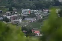 In Miège fand ich einige schöne Fotostellen in den Weinbergen. Nur die Ausbeute liess leider zu wünschen übrig, da ich zu fortgeschrittener Stunde unterwegs war.
Der Region Alps Domino RABDe 560 *** fährt von Sierre kommend demnächst in Salgesch ein.

Miège, 15.07.2020