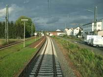 Dutenhofen 29.07.2007 (Aufnahme aus 111 148-3 mit Zug 4875 KA-FG)
