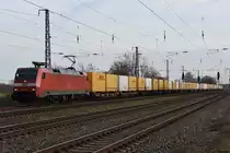06.12.2020 | Saarmund | Güterzug Richtung Seddin | BR 152 (152 125-1)  91 80 6152 125-1  |