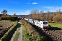 186 443 + 186 282 mit DGS 41855 am 20.11.2020 bei Seestetten.