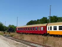 D-EBS 56 80 50-80 826-6 Bom 028 am 29.06.2019 beim Bahnhofsfest zum Thüringentag in Sömmerda.