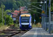 HEX VT872 steht in Blankenburg und wartet auf Abfahrt.

Blankenburg 01.08.2018