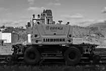 Warte  auf den Start zu den Bauarbeiten an der Hattinger Eisenbahnbrücke. (Oktober 2020)