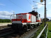 1163 016-9  Tina , anlässlich einer Rangierfahrt im Bhf. Treibach/Althofen; 170908