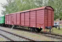 Blick auf einen Mannschaftstransportwagen der Gattung  Hbs  (27 80 2311 058-0 D-IGTL), der während des Herbstlokfests auf dem Gelände des Lokschuppen Staßfurt steht.

🧰 Interessengemeinschaft Traditionslok 58 3047 e.V.
🕓 26.9.2020 | 10:51 Uhr
