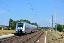 9442 115 fährt in Görsbach ein. Bedient wird der Haltepunkt alle 2 Stundenvon der RE9 und zur Hauptverkehrszeit morgens und Abends von der RB75.

Görsbach 02.08.2018