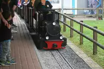 Impressionen aus dem Sommerurlaub 2020: Auch Dampfloks fahren im Swiss Vapeur Parc herum. Hier eine Nachbildung einer deutschen Dampflok.

Bouveret, 16.07.2020
