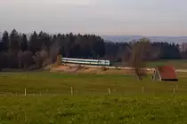 Da wars irgenwann vorbei mit der Sonne für den Tag. Sie hat gut durchgehalten muss man zugeben. Dennoch ein schönes Abschluss Bild für den 22.11.20. 223 017 mit dem Alex bei Mellatz.