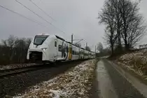 DB S-Bahn Rhein Neckar Siemens Mireo 463 561-1 am 03.01.21 in Hoffenheim als S5