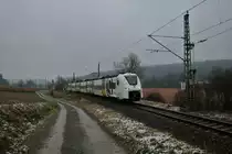 DB S-Bahn Rhein Neckar Siemens Mireo 463 032-3 am 03.01.21 in Hoffenheim als S5
