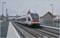Der SBB RABe 522 206 ist von Biel/Bienne nach Meroux TGV unterwegs und konnte beim hier bei seinem kurzen Halt in Grandvillars fotografiert werden. 

11. Januar 2019