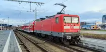 112 117-7 schon am 28.12.2020 den RE1 von Cottbus nach Magdeburg Hbf.