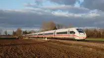 412 040 ( Tz 4040 ) als ICE75 (Hamburg-Altona - Chur) am 08.01.2021 bei Riegel a. K.