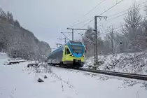ET 8.13 der Eurobahn als RB 72 vor dem Bekeviadukt (09.01.2021) 