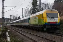 Am letzten Tag gab es eine interessante Kombination zu sehen. 223 063 vorne führend am Alex gen Allgäu und hinten schiebend 223 013 in Bodo Werbelackierung. Letzter Betriebstag Alex Süd. 12.12.20