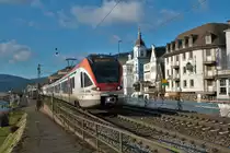 VIAS Stadler Flirt ET 405 (428 xxx) am 09.01.21 in Rüdesheim am Rhein 
