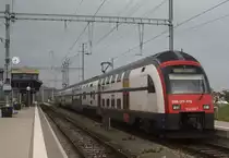 RABe 514 020-7 als S8 in Pfäffikon SZ am 01.08.2011.