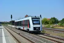 Im Sommer 2018 war er noch der Neue. Bereits im Sommer hat Abellio ausgiebige Ausbildungsfahrten auf dem zukünftigen Linien gemacht. Hier fährt 1648 412 in Halberstadt aus.

Halberstadt 03.08.2018