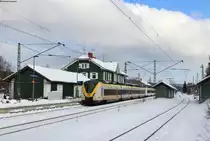 1440 177  Löffingen  und 1440 183 als Lt 70680 (Villingen(Schwarzw)-Freiburg(Brsg)Hbf) in St.Georgen 10.1.21